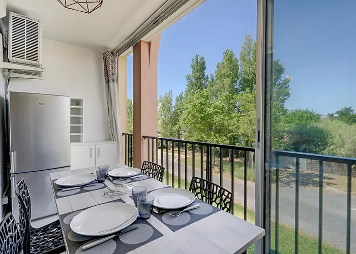 T2 Climatise Avec Piscine Secteur Richelieu アパート