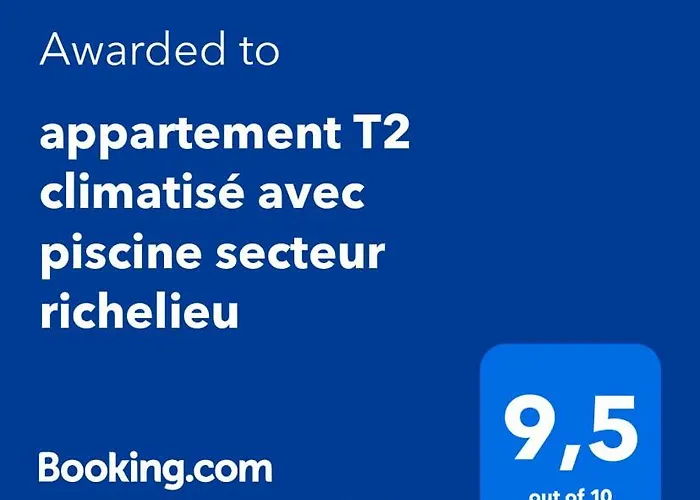 T2 Climatise Avec Piscine Secteur Richelieu * アグド